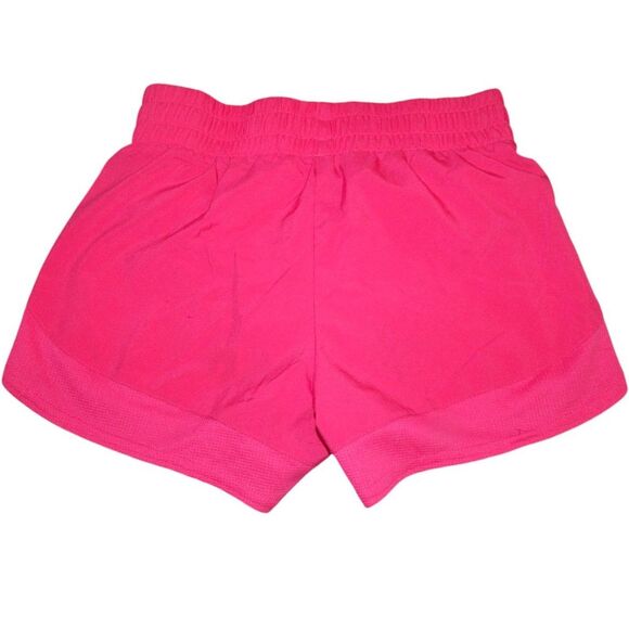 ATHLETIC WORKS girls medium 7/8 solid magenta hot pink activewear shorts - Picture 4 of 6